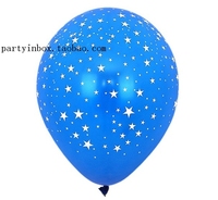 韩国进口NEO气球 12英寸蓝色满天 party布置 儿童生日派对装饰