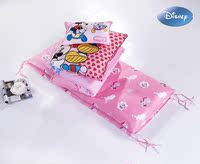 专柜正品迪士尼儿童被子四件套件宝宝床小床婴儿床童被床垫被枕头