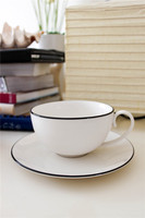 出口陶瓷餐具 英国名品丹蓓新骨瓷水杯/杯子 /咖啡杯碟2件套装