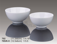 仿瓷碗 塑料碗 密胺树脂碗 白色碗米饭碗汤碗 耐高温仿瓷小碗