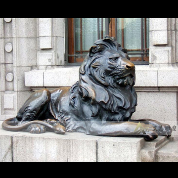 汇丰爬狮  铜狮子 可以定做 室外爬狮狮子定做狮子雕塑欧式ST1694