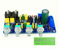LM1036n直流发烧音调板调音板散件（需自己焊接）12V交直流供电