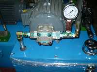 冲钻液压系统 高压油压站 液压站 油泵电机3HP/HGP2A-60L质保一年