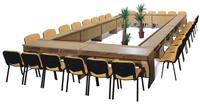 员工培训桌条形会议桌课桌长大会议室长条桌人造板厂家直销条桌