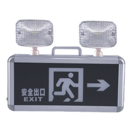 敏华新国标  语音报警  多功能标志照明感应三合一  双头应急灯