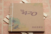 24K日程本牛皮纸线装日记本复古手工本子diy中国风记事本潮流个性