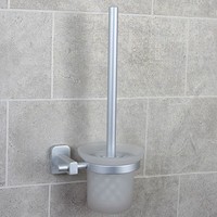太空铝卫浴挂件-实心杆马桶刷杯架 马桶刷 卫生间 浴室 89306
