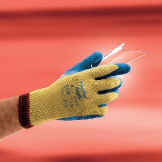 安思尔 80-600 天然橡胶防割手套 机械 手掌涂层针织手套劳保防护