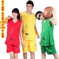儿童篮球服套装 男女款篮球衣 比赛训练篮球背心运动服亲子装印号