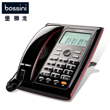 堡狮龙Bossini 38 电话机 办公家居固话座机 时尚钢琴漆 包邮