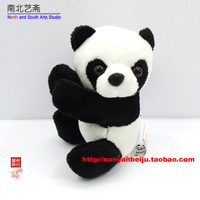 出国交流小礼品中国特色毛绒玩具 创意熊猫夹子送国外小朋友礼物