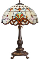 正品蒂凡尼灯卧室床头灯欧式复古婚房灯创意现代装饰玻璃台灯灯具