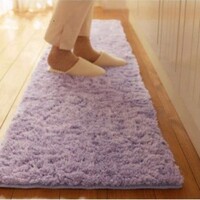 【天天特价】 欧式丝毛地毯床头卧室地毯 床边毯 厨房地垫