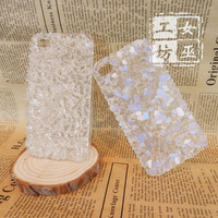 【女巫工坊】独家原创iphone天然白水晶蛋白石闺蜜苹果手机壳