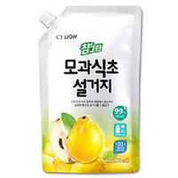 常绿秀手木瓜食醋900g洗涤剂 补充袋装韩国进口 CJ LION 希杰狮王