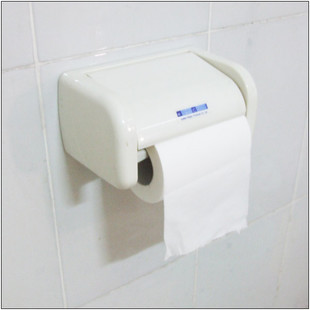 日本KM卫生间纸巾架/纸巾盒&nbsp; 配两个吸盘两个3M胶贴809