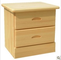 包邮田园白色多功能木质成人床头柜松木床头柜收纳柜储物柜柜子