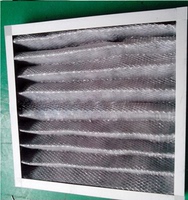 活性炭初效板式活性炭过滤器铝框活性炭折叠滤网可定制