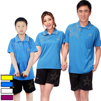 包邮正品羽毛球服套装男女款比赛服儿童网球服亲子装短袖速干印字