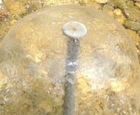 喷水池喷头 蘑菇形半球喷头  蘑菇喷头 喷泉园林景观水景喷头