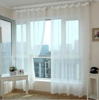 地中海卧室客厅高档欧式定制窗帘成品窗纱特价飘窗清仓布料纱窗网