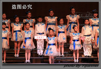 国庆儿童表演服大合唱服装演出服小学生中学生诗朗诵女孩舞台
