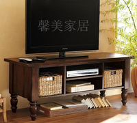 美式电视柜组合实木欧式液晶电视机柜客厅矮柜特价古典卧室地柜