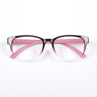 TR90超轻复古大框眼镜架渐变色眼镜框女款韩版显脸瘦可配近视镜