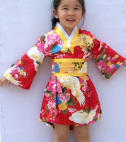 日本女童和服夏装中小童民族六一儿童演出服幼儿舞蹈演出服裙