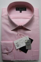 U.S.POLO保罗（美国马球协会）专柜正品男士粉色全棉免烫长袖衬衫