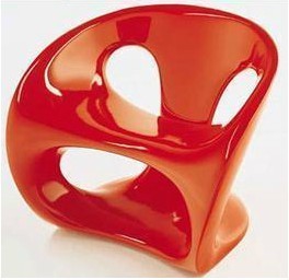 餐椅Eero Aarnio hara_chair哈拉椅子玻璃钢家具红