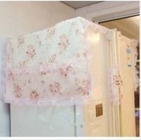 包邮冰箱罩冰箱盖巾布艺蕾丝收纳袋单开门双开门对开门韩式防尘罩