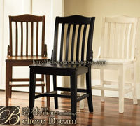 实木椅子 餐厅靠背椅 新古典餐椅 书桌椅 靠背凳子 美式餐椅 定制