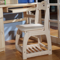 100%纯实木椅子 芬兰松木休闲椅子学生椅子办公椅餐椅电脑椅凳子