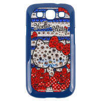 日版Hello Kitty 三星Samsung GALAXY 3 豪华水晶手机套/保护壳