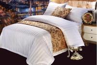 宾馆床上用品批发旅馆酒店布草医院被套床单全棉纯色 单件 特价