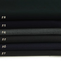 纯色系列高档毛涤西服面料男女西装和款黑色灰色套装商务其它藏青