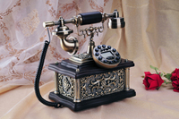 欧式古董电话机酒店别墅奢华高档家用装饰品店铺三包座式厂家直销