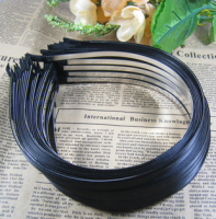 DIY饰品配件 5MM发箍包黑色丝带 不锈钢头箍配件 手工材料