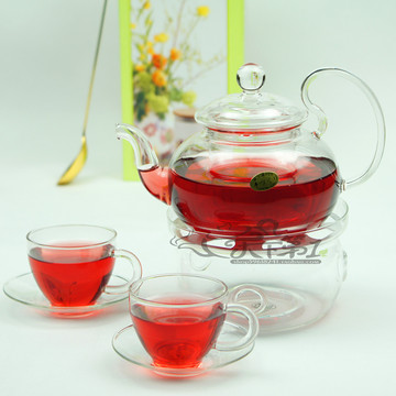 耐高温玻璃茶具壶整套花草茶可加热带过滤内胆透明套装泡茶壶组合