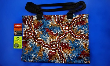 澳洲土著艺术 异域风情 印花布艺棉麻包手工环保购物袋单肩包女包
