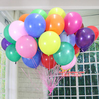 进口 氢气球 超厚加厚防爆汽 球婚庆婚礼气球装饰  12寸亚光气球