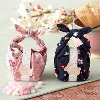 现货日本砂糖菓子金平糖20克 和风兔兔布袋装 粉色/蓝色包装
