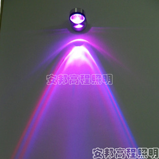 LED单头水晶透镜壁灯现代简约创意高档铝合金床头灯卧室壁灯A836