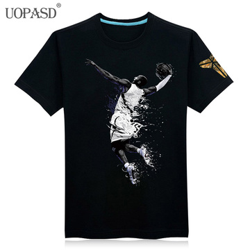 UOPASD 24号KB黑曼巴短袖T恤 大码半恤 2015新款特价篮球运动T恤