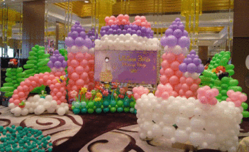 深圳广州气球布置气球装饰中秋国庆节楼盘商场营销活动场布置
