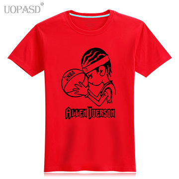 UOPASD2015新款 艾弗森t恤 特价纯棉t恤 运动篮球t恤短袖3号 男