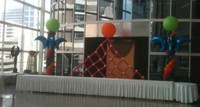 佛山珠海广州气球造型，运动会布置气球，商务活动布置策划气球柱