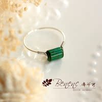 【0998】Benenc纯手工原创925纯银绿松石男女戒指对戒指环饰品