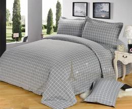 3米包邮全棉纯棉帆布老粗布沙发窗帘床单布料灰色格子2.4米宽特价